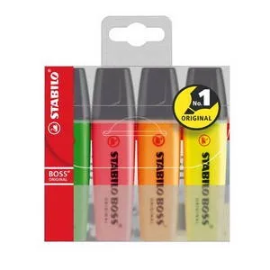 STABILO Boss Original sada 4 ks (0063/7040000)