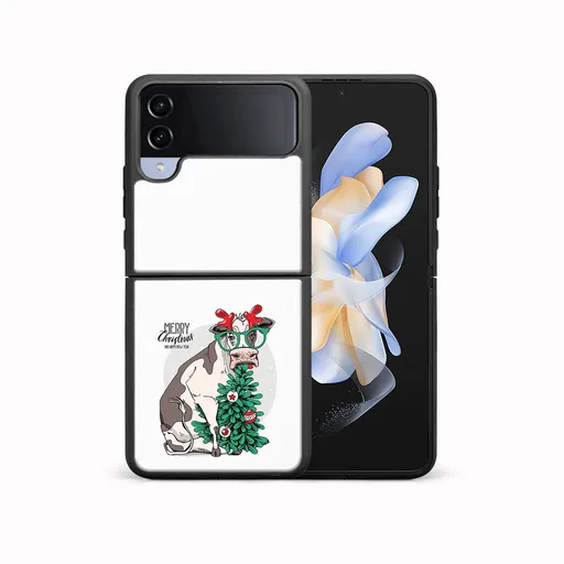 MY ART Kryt s vianočným dizajnom Samsung Galaxy Z Flip4 5G MERRY CHRISTMAS (074)