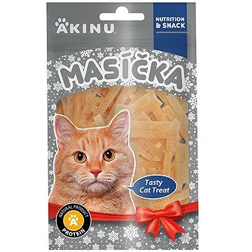 Akinu Kuracie rezanky pre mačky 50 g (8595184947927)