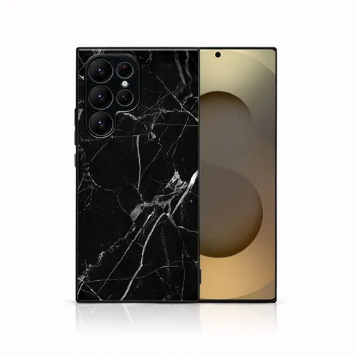 MY ART Ochranný kryt pre Samsung Galaxy S25 Ultra 5G BLACK MARBLE (142)