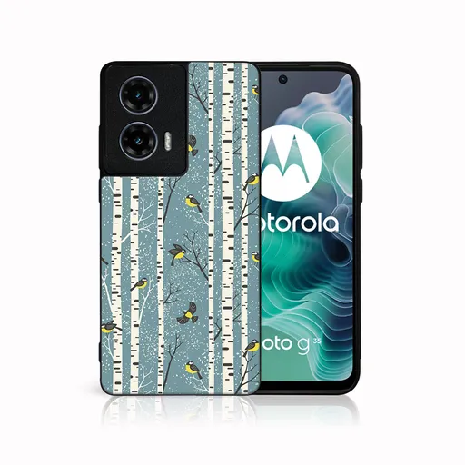 MY ART Kryt s vianočným dizajnom Motorola Moto G35 5G BIRCH (072)