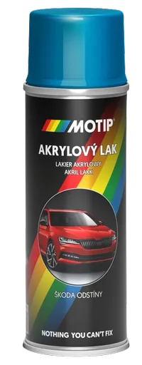 AUTOSPREJ ŠKODA - Metalíza na auto v spreji AC9471 - modrá morská 0,2 L