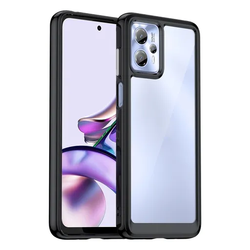 CRYSTAL Ochranný kryt pre Motorola Moto G13 / G23 čierny