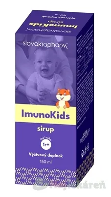 Slovakiapharm ImunoKids sirup pre deti od 1 roka 150 ml