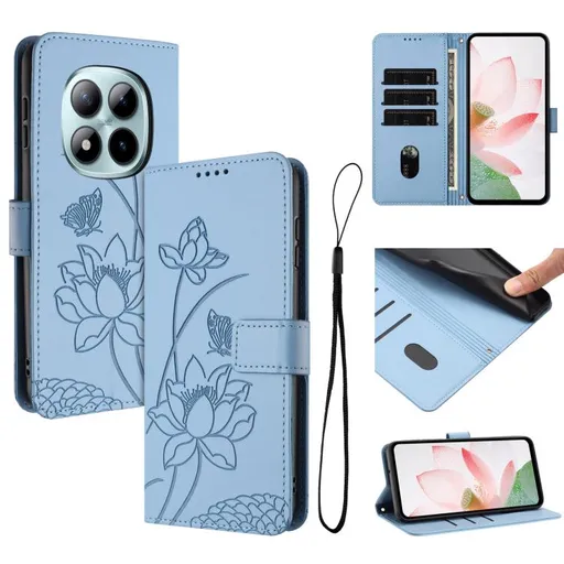 ART LOTUS Peňaženkové puzdro pre Xiaomi Redmi Note 15 Pro modré