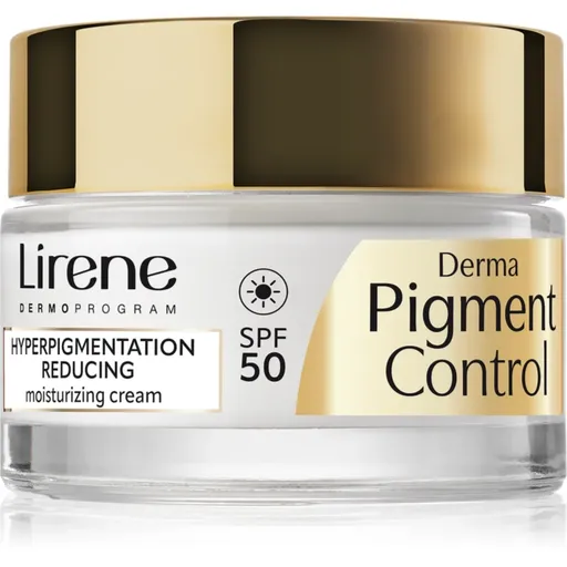Lirene Derma Pigment Control Cream SPF 50 rozjasňujúci hydratačný krém proti pigmentovým škvrnám SPF 50 50 ml