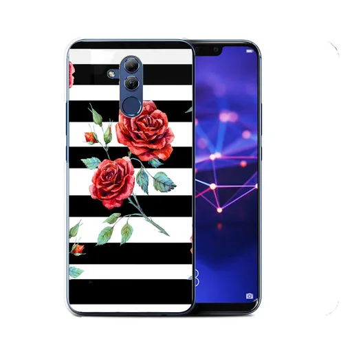 PROTEMIO MY ART Ochranný obal Huawei Mate 20 Lite BLACK AND WHITE (034)