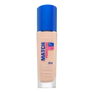 Rimmel London Match Perfection 24HR SPF20 Foundation tekutý make-up pre zjednotenú a rozjasnenú pleť 010 Porcelain 30 ml
