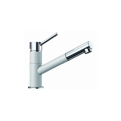 Drezová batéria Blanco KANO-S 5240540 biela / chróm silgranit