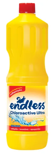 ENDLESS CHLOROACTIVE ULTRA - Tekutý dezinfekčný a čistiaci prostriedok lemon (citrónová vôňa), 1,25 L