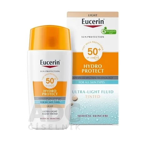 Eucerin SUN Ultra ľahký FLUID SPF 50+ svetlý 50ml