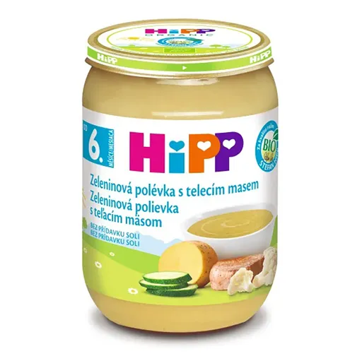 HIPP Polievka zeleninová s teľacím BIO 190 g