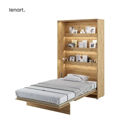 Dig-net nábytok Sklápacia posteľ Lenart BED CONCEPT BC-02 dub artisan | 120 x 200 cm