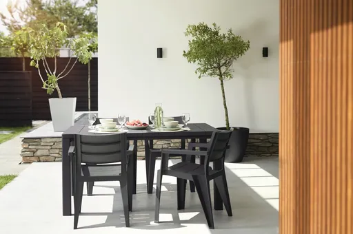 Elvisia Záhradný set JULIANA 4 + 1 | grafit