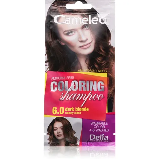 Delia Cosmetics Cameleo Coloring Shampoo tónovací šampón na vlasy odtieň 6.0 Dark Blonde 40 ml