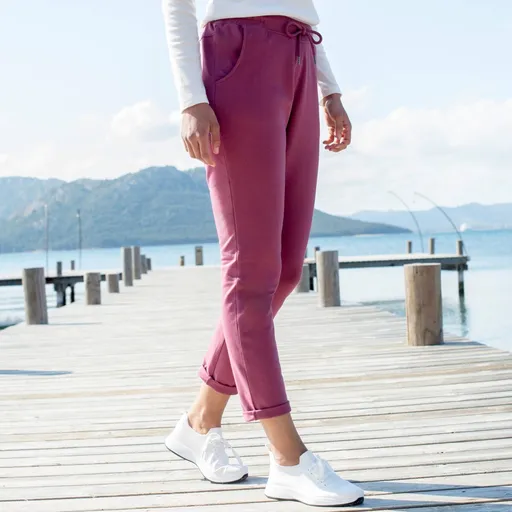 Moltonové joggingové nohavice s pružným pásom