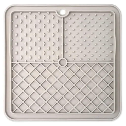 EPIC PET Lick & Snack lízacia podložka štvorec svetlo šedý 20 x 20 cm