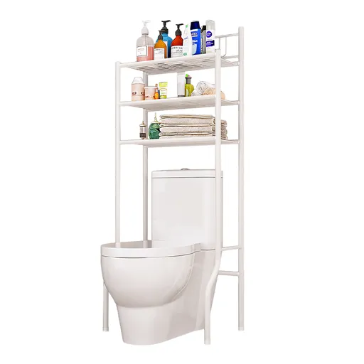 Regál nad toaletu REMIN, biela