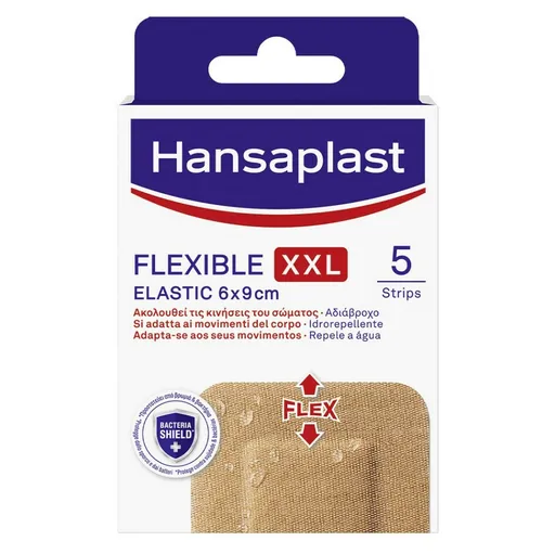 HANSAPLAST Flexible XXL elastická náplasť 5 kusov