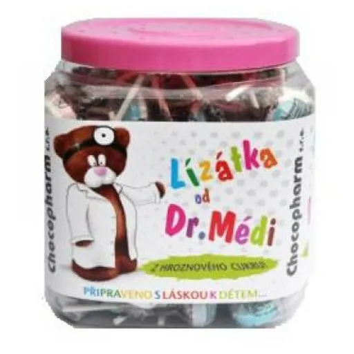 CHOCOPHARM Lízanky od Dr. Médi 100+25 ks