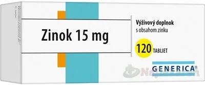 Generica Zinok 15 mg 120 tabliet