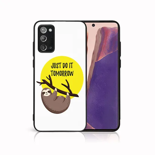 MY ART Ochranný obal pre Samsung Galaxy Note 20 SLOTH (188)