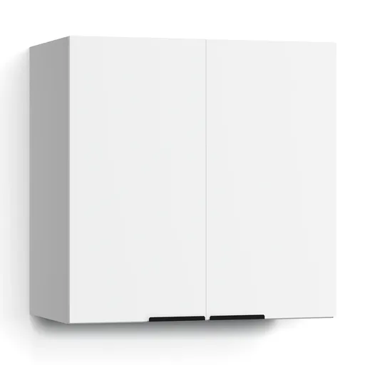 Blumfeldt WoodVista vysoká skrinka, Soft-Close, hliníkové rukoväte, udržateľné materiály