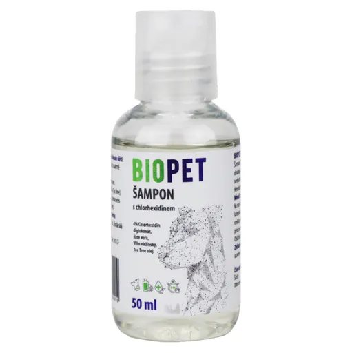 BIOPET Chlorhexidine šampón 4% 50 ml
