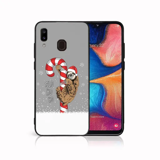 MY ART Obal s vianočným dizajnom Samsung Galaxy A20e CANDY (076)