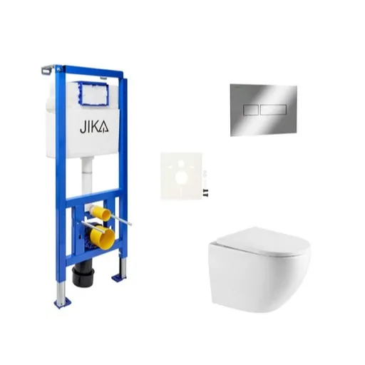 Závesný wc set do ľahkých stien / predstenová SAT SIKOJSREX67CR