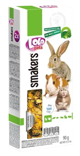 LOLOPETS tyčinka pre králiky a hlodavce - brokolica 2ks/90g
