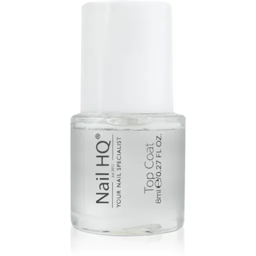 Nail HQ Essentials Top Coat vrchný lak na nechty bez použitia UV/LED lampy 8 ml