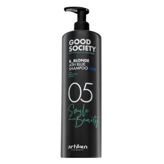 Artègo Good Society 05 B_Blonde Ash Blue Shampoo neutralizujúci šampón pre platinovo blond a šedivé vlasy 1000 ml