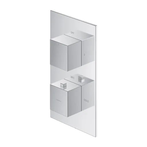 OMNIRES - FRESH termostatická sprchová batéria podomietková, vrchná časť bez telesa chróm /CR/ FR7136ROCR