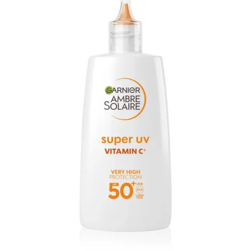 Garnier Ambre Solaire Super UV Vitamin C ľahký ochranný fluid proti tmavým škvrnám SPF 50+ 40 ml