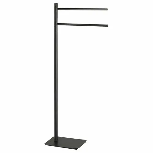 GEDY 113114 Artu stojan s držiakom uterákov, hranatý, čierna mat