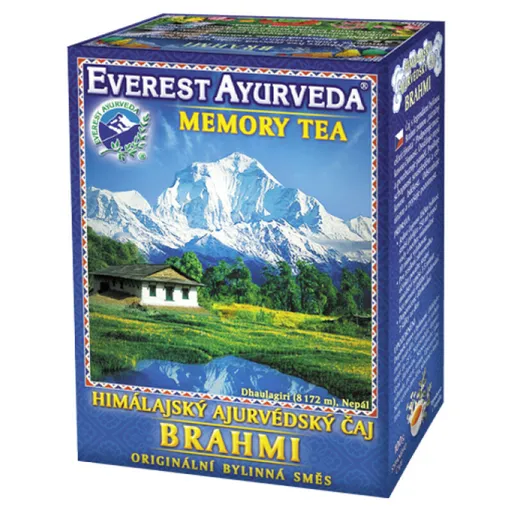 EVEREST AYURVEDA Brahmi pamäť a mozgová činnosť sypaný čaj 100 g