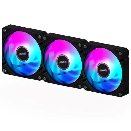 GIGABYTE ventilátor AORUS EZ CHAIN FAN 3-PACK, 3x120mm, čierna