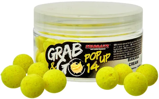 Starbaits pop up g&g global banana cream 20 g 14 mm
