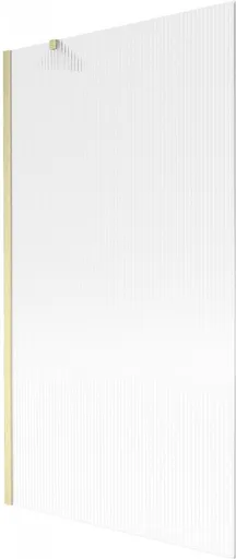 MEXEN/S - Next vaňová zástena FIX 100 x 150, prúžky, zlatá kartáčovaná 895-100-000-00-09-55