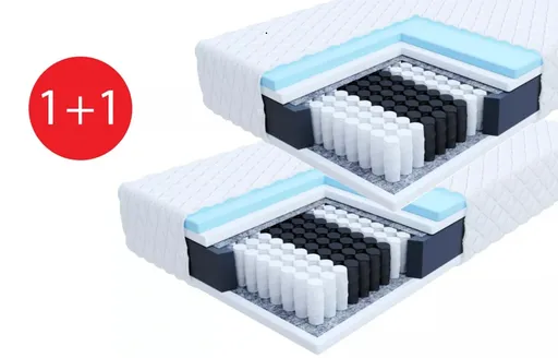 FDM Taštičkový matrac ENNA Premium Jersey 1+1  | 80 x 200 cm