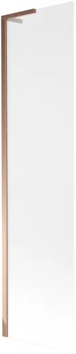 MEXEN/S - Next L vaňová zástena FIX 50 x 150, dekor, ružové zlato 895-050-000-03-30-60