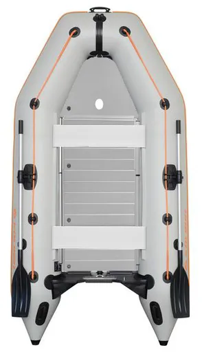 Kolibri čln km-300 d šedý hliníková podlaha