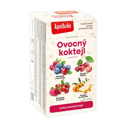 APOTHEKE Premier ovocný koktail zmes čajov 20 sáčkov