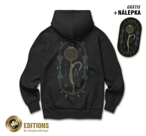 4anglersdesign mikina details make the difference - xxxl