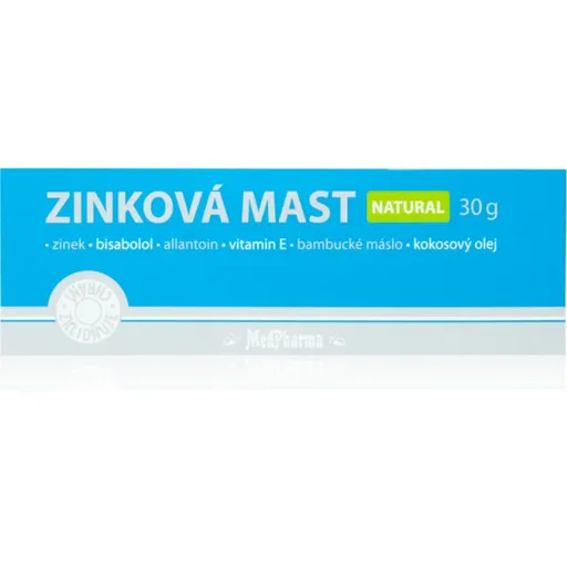 MedPharma Zinková masť Natural ukľudňujúca masť na pleť 30 g