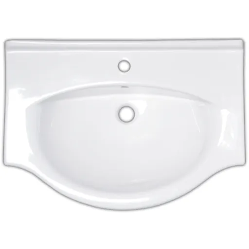 Nábytkové umývadlo Naturel Pre 81x50 cm otvor pre batériu uprostred HA5680