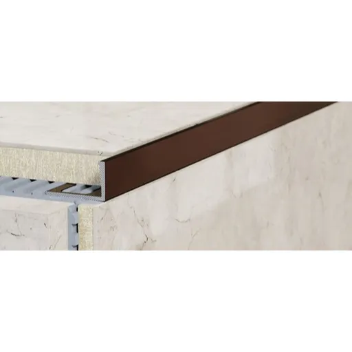 Lišta ukončovací "L" Havos, hliník elox, dĺžka 250 cm, ALEBR9250