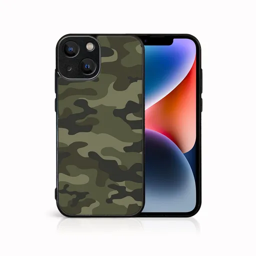 MY ART Ochranný kryt pre Apple iPhone 15 Plus GREEN CAMO (235)