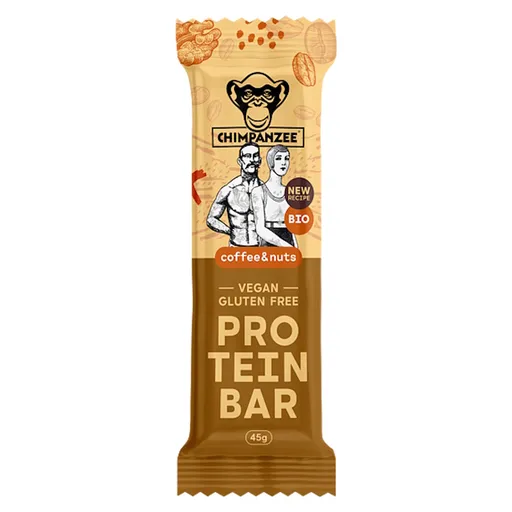 CHIMPANZEE Protein bar coffee & nuts BIO 44 g